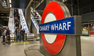 Canary Wharf tube station