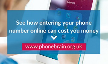 See how entering your phone number online can cost you money phonebrain.org.uk