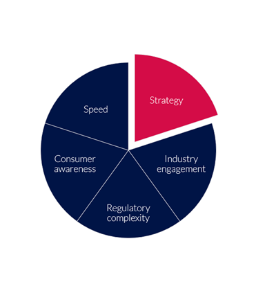 Stakeholder perceptions pie chart